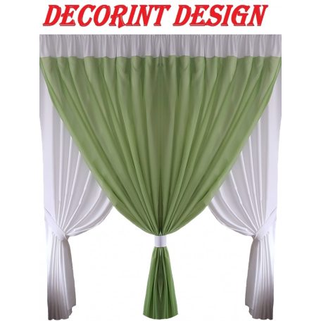 Set draperii + perdea DECORINT pe rejansa (COD:DR.72)