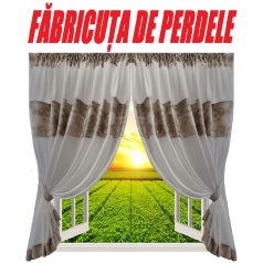 PERDEA CONFECTIONATA DESPARTITA CU ESARFE (COD: PB.739) 