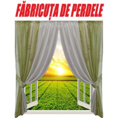 PERDEA CONFECTIONATA DESPARTITA CU ESARFE (COD: PB.724)