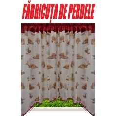 PERDEA CONFECTIONATA SCURTA CU BOLTA (COD: PBB.87) 