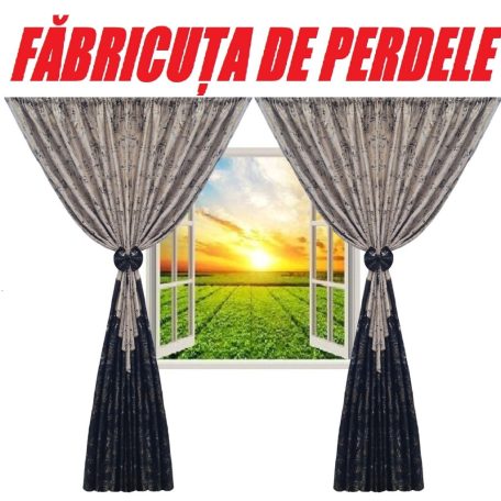 Set 2 draperii DECORINT pe rejansa (COD:DR.109)