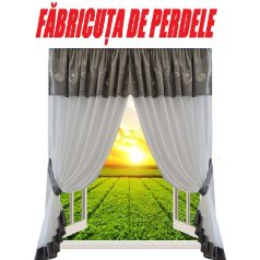 PERDEA CONFECTIONATA DESPARTITA CU ESARFE (COD: PB.707)