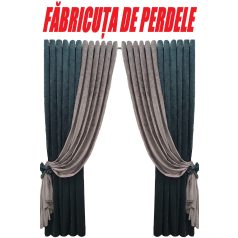 Set 2 draperii DECORINT pe inele capse (COD:DC.34) 