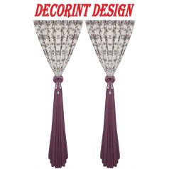 Set 2 draperii DECORINT pe rejansa (COD:DR.78)