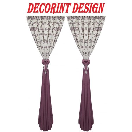 Set 2 draperii DECORINT pe rejansa (COD:DR.78)