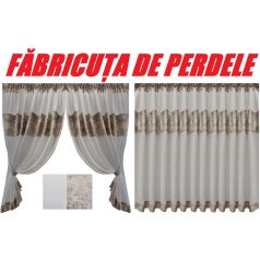 PERDEA CONFECTIONATA DESPARTITA CU ESARFE (COD: PB.740)