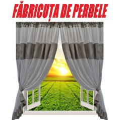 PERDEA CONFECTIONATA DESPARTITA CU ESARFE (COD: PB.737)
