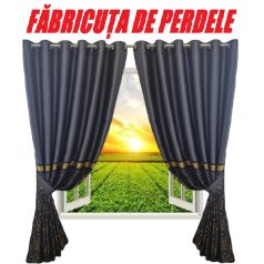 Set 2 draperii DECORINT pe inele capse (COD:DC.45)